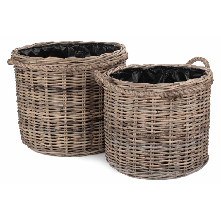 Sansibar Home Tlg Korb Set Aus Rattan Wayfair De